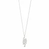 Simply Vera Vera Wang Sterling Silver 1/7 Carat T.W. Diamond Snake Pendant Necklace