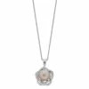 Simply Vera Vera Wang Sterling Silver Diamond Accent Freshwater Cultured Pearl Knot Pendant Necklace -Simply Vera Vera Wang Shop 4410765