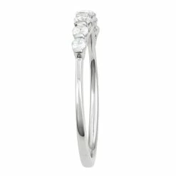 Simply Vera Vera Wang 14k White Gold 1/3 Carat T.W. Diamond Wedding Band -Simply Vera Vera Wang Shop 4808838 ALT