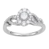 Simply Vera Vera Wang 14k White Gold 1/2 Carat T.W. Diamond Engagement Ring -Simply Vera Vera Wang Shop 4808839