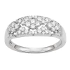 Simply Vera Vera Wang Sterling Silver 1/2 Carat T.W. Diamond Openwork Ring -Simply Vera Vera Wang Shop 4815754