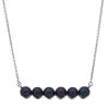 Simply Vera Vera Wang Sterling Silver Black Freshwater Cultured Pearl Bar Necklace -Simply Vera Vera Wang Shop 4978073