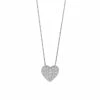 Simply Vera Vera Wang Sterling Silver 1/10 Carat T.W. Diamond Heart Pendant Necklace -Simply Vera Vera Wang Shop 4978085