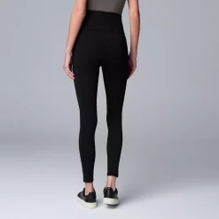 Women's Simply Vera Vera Wang Live-In Shaping High Rise Leggings -Simply Vera Vera Wang Shop 4994850 ALT