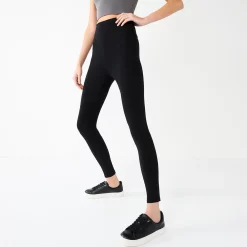 Women's Simply Vera Vera Wang Live-In Shaping High Rise Leggings -Simply Vera Vera Wang Shop 4994850 ALT2