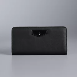 Simply Vera Vera Wang Vivian RFID-Blocking Wallet -Simply Vera Vera Wang Shop 4998848 Black