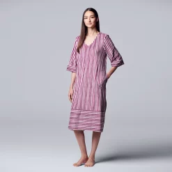 Women's Simply Vera Vera Wang Velour Maxi Sleepshirt