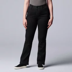 Women's Simply Vera Vera Wang Stretch Bootcut Jeans -Simply Vera Vera Wang Shop 5033495 ALT3