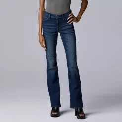 Women's Simply Vera Vera Wang Stretch Bootcut Jeans -Simply Vera Vera Wang Shop 5033495 Glassgow
