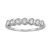 Simply Vera Vera Wang 14k White Gold 1/4 Carat T.W. Diamond Heart Ring 2 Simply Vera Vera Wang 14k White Gold 1/4 Carat T.W. Diamond Heart Ring -Simply Vera Vera Wang Shop 5115393