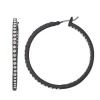 Simply Vera Vera Wang Large Black Simulated Crystal Hoop Earrings -Simply Vera Vera Wang Shop 5201467