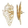 Simply Vera Vera Wang Butterfly Drop Earrings -Simply Vera Vera Wang Shop 5210006 Gold Tone