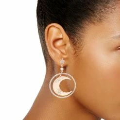 Simply Vera Vera Wang Moon & Star Orbital Drop Earrings -Simply Vera Vera Wang Shop 5211061 ALT