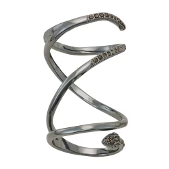 Simply Vera Vera Wang Snake Wrap Ring -Simply Vera Vera Wang Shop 5221875 Gray