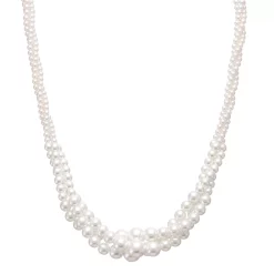 Simply Vera Vera Wang Twisted Simulated Pearl Collar Necklace