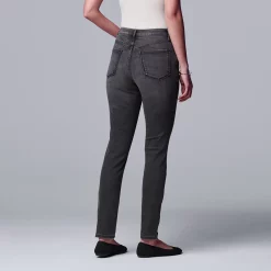 Petite Simply Vera Vera Wang Skinny Jeans -Simply Vera Vera Wang Shop 5260488 ALT