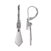 Simply Vera Vera Wang Teardrop Drop Earrings -Simply Vera Vera Wang Shop 5263898 Silver Tone