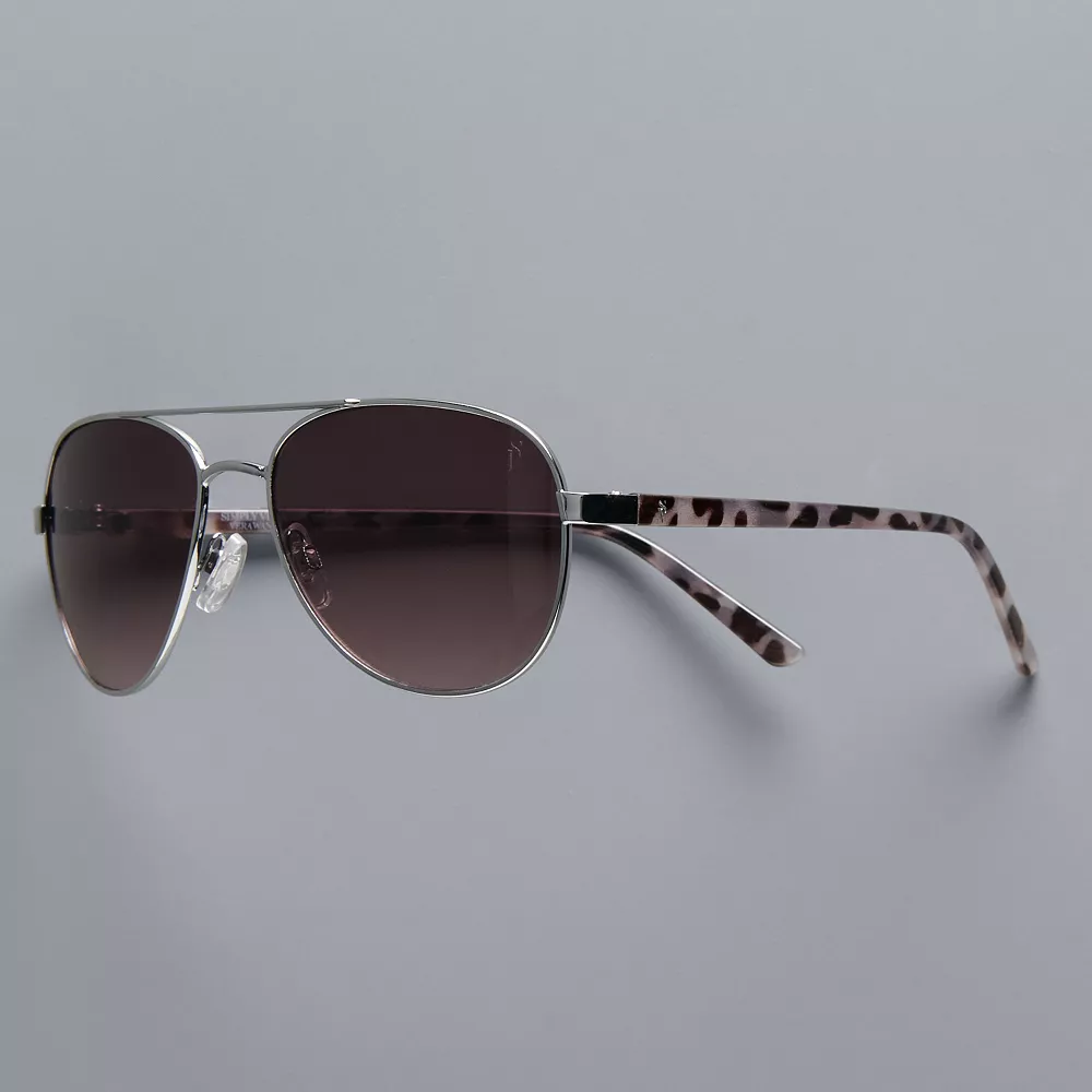 Women's Simply Vera Vera Wang 50mm Kade Aviator Sunglasses 3 Women's Simply Vera Vera Wang 50mm Kade Aviator Sunglasses