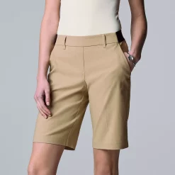 Women's Simply Vera Vera Wang City Pull-On Shorts -Simply Vera Vera Wang Shop 5513083 Kaitlin Tan