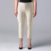 Plus Size Simply Vera Vera Wang Simply Modern Flat Front Capris -Simply Vera Vera Wang Shop 5516166 Chalk Hill