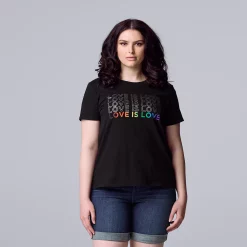 Women's Simply Vera Vera Wang Pride Tee -Simply Vera Vera Wang Shop 5518302 ALT2