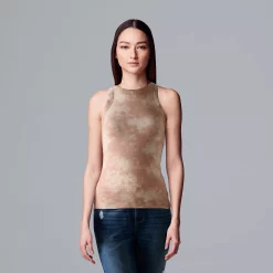 Simply Vera Vera Wang Essential Tank 23 Simply Vera Vera Wang Essential Tank -Simply Vera Vera Wang Shop 5518644 Cloudy Dye Effect