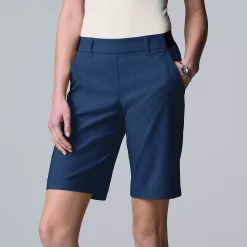 Simply Vera Vera Wang Shop 12 Petite Simply Vera Vera Wang City Twill Shorts
