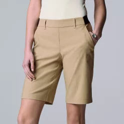 Petite Simply Vera Vera Wang City Twill Shorts -Simply Vera Vera Wang Shop 5523136 Kaitlin Tan