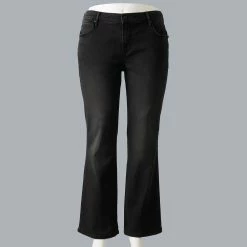 Plus Size Simply Vera Vera Wang Bootcut Jeans