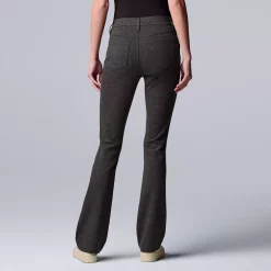 Women's Simply Vera Vera Wang High-Rise Ponte Bootcut Pants -Simply Vera Vera Wang Shop 5572813 ALT