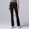 Women's Simply Vera Vera Wang High-Rise Ponte Bootcut Pants -Simply Vera Vera Wang Shop 5572813 Vera Black