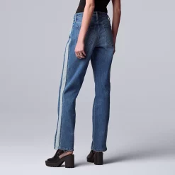 Women's Simply Vera Vera Wang Relaxed Straight Jeans -Simply Vera Vera Wang Shop 5576607 ALT