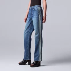 Women's Simply Vera Vera Wang Relaxed Straight Jeans