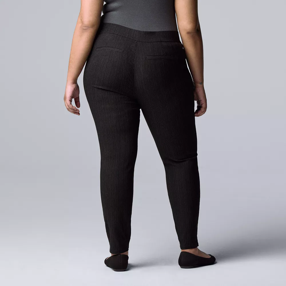 Plus Size Simply Vera Vera Wang Simply Modern Skinny Pants 4 Plus Size Simply Vera Vera Wang Simply Modern Skinny Pants - Image 2