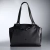 Simply Vera Vera Wang Extended Zip Tote Bag -Simply Vera Vera Wang Shop 5592543 Black