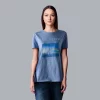 Women's Simply Vera Vera Wang Pink Floyd Tranquility Graphic Band Tee -Simply Vera Vera Wang Shop 5615114