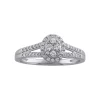 Simply Vera Vera Wang 14k White Gold 1/3 Carat Diamond Cluster Engagement Ring -Simply Vera Vera Wang Shop 5677745
