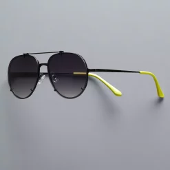 Women's Simply Vera Vera Wang 61mm Lux Medium Metal Aviator Sunglasses