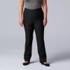 Plus Size Simply Vera Vera Wang Simply Modern Bootcut Pants