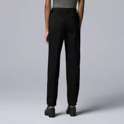 Women's Simply Vera Vera Wang High-Rise Slim Straight Pants 15 Women's Simply Vera Vera Wang High-Rise Slim Straight Pants -Simply Vera Vera Wang Shop 5750807 ALT