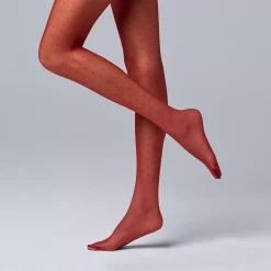 Women's Simply Vera Vera Wang Pin Dot Sheer 30D Tights -Simply Vera Vera Wang Shop 5799574 ALT2