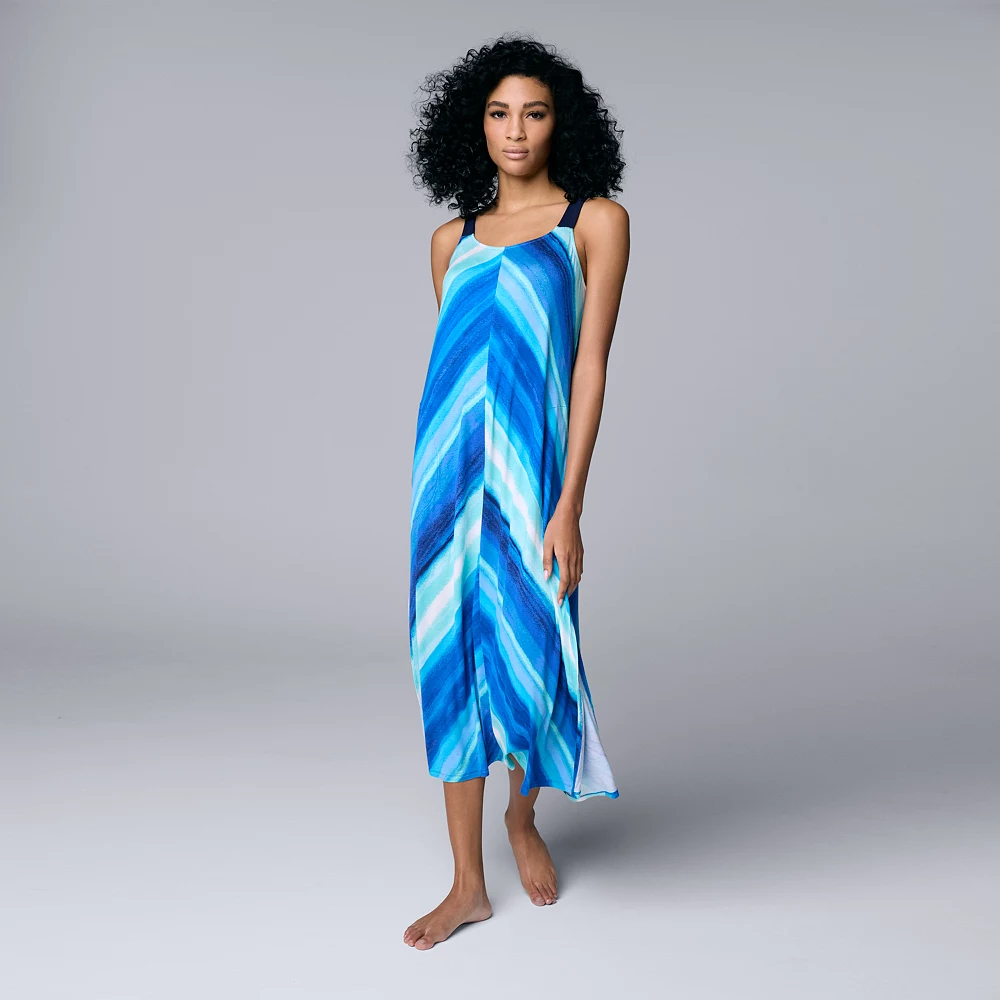 Women's Simply Vera Vera Wang Maxi Chemise 4 Women's Simply Vera Vera Wang Maxi Chemise - Image 2