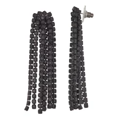 Simply Vera Vera Wang Black Waterfall Chandelier Earrings
