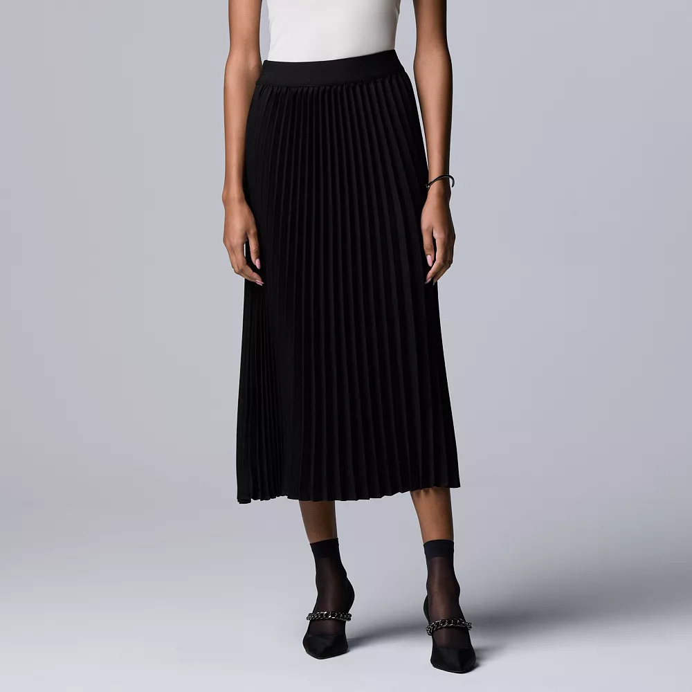 Women's Simply Vera Vera Wang Pleated Skirt 4 Women's Simply Vera Vera Wang Pleated Skirt - Image 2