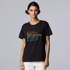 Women's Simply Vera Vera Wang Pride Graphic Tee