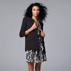 Women's Simply Vera Vera Wang Ruffle Shirt Dress 13 Women's Simply Vera Vera Wang Ruffle Shirt Dress -Simply Vera Vera Wang Shop 5836918 ALT4