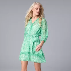 Women's Simply Vera Vera Wang Ruffle Shirt Dress 11 Women's Simply Vera Vera Wang Ruffle Shirt Dress -Simply Vera Vera Wang Shop 5836918 Gothic Lace E