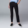 Women's Simply Vera Vera Wang Pull-On Ankle Pants -Simply Vera Vera Wang Shop 5840315 Vera Black