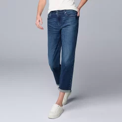 Women's Simply Vera Vera Wang Relaxed Boyfriend Crop Pants -Simply Vera Vera Wang Shop 5880278 Selma