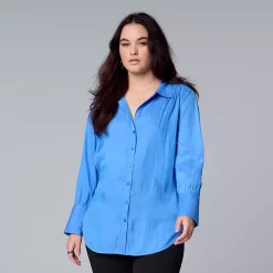 Women's Simply Vera Vera Wang Tunic Blouse -Simply Vera Vera Wang Shop 5890081 Vienna Stream